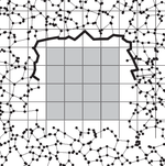 First passage percolation on random geometric graphs and an application to shortest-path trees